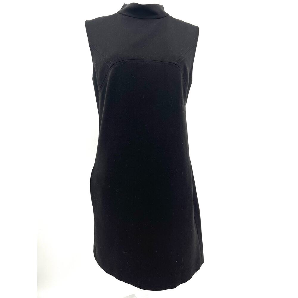 Rachel Roy Womens Mini Shift‎ Dress, Black Pockets (M)